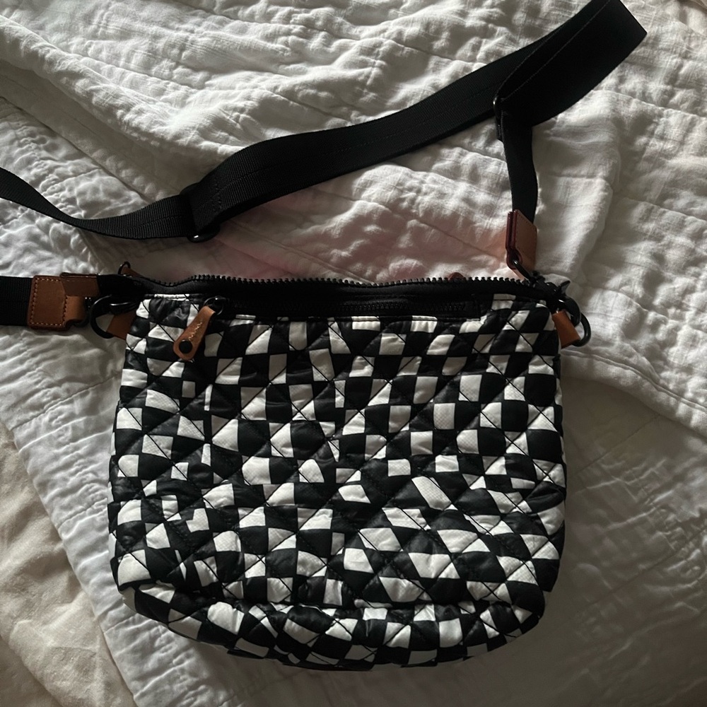 MZ WALLACE Nylon Printer Crossbody